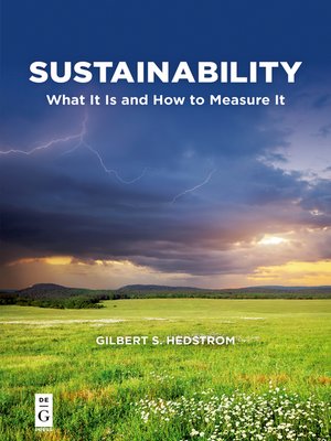 cover image of Sustainability